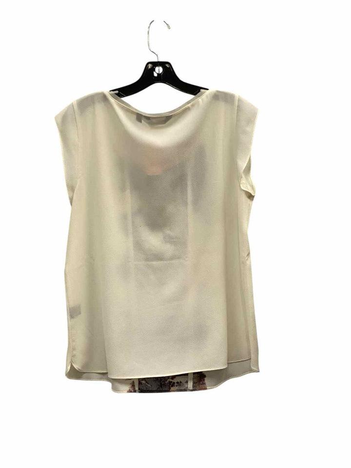 Simply Vera Size M Ivory Short Sleeve Shirts
