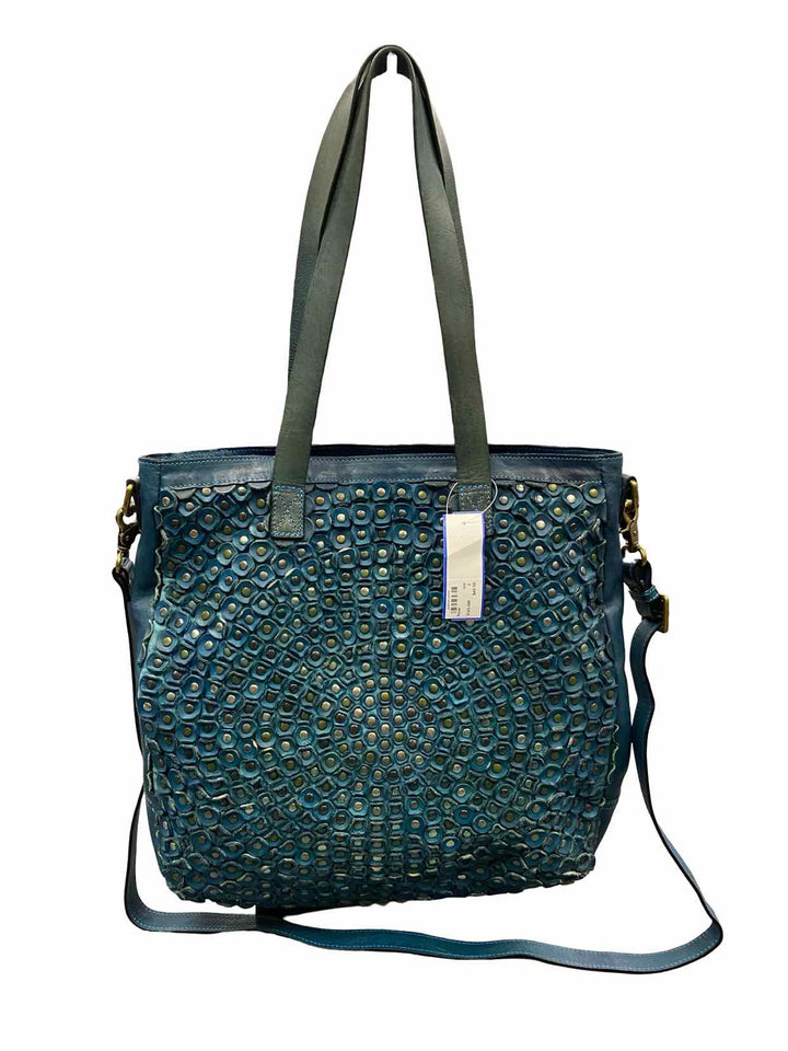 Old Trend Teal Tote Bag Purse