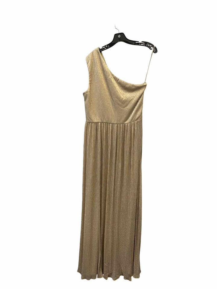 Dress the Population Size M Gold Formal Dress(Long)