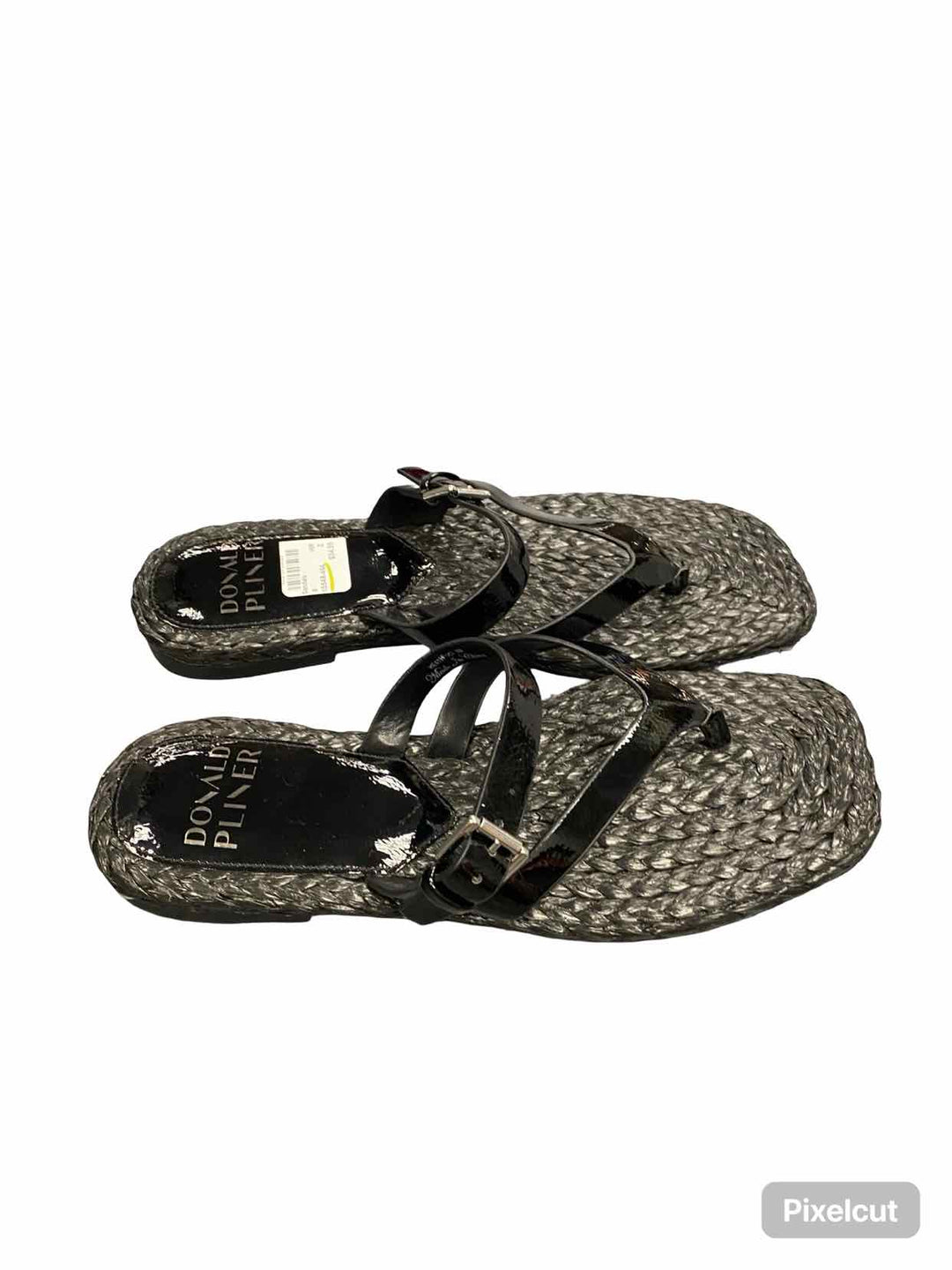 Donald Pliner Shoe Size 8 Black Heathro Sandals