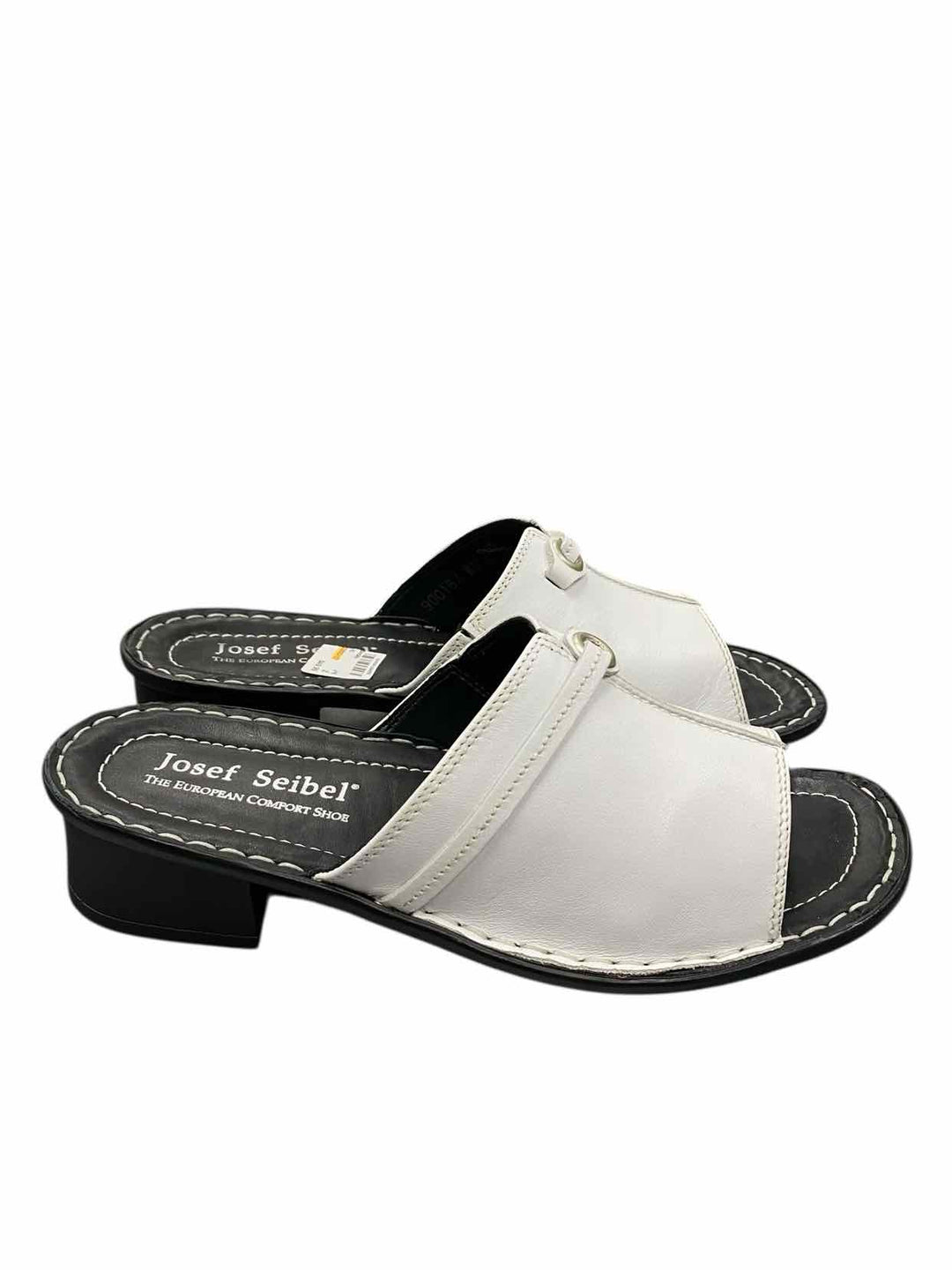 Josef Seibel Shoe Size 40 Black White Sandals