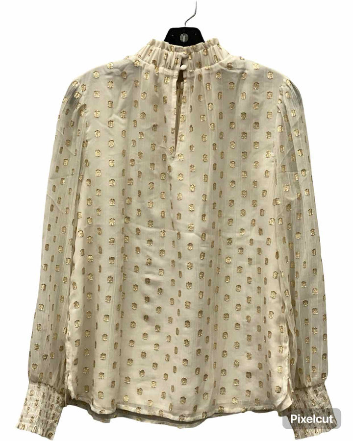 Loft Size M White Long Sleeve Shirts