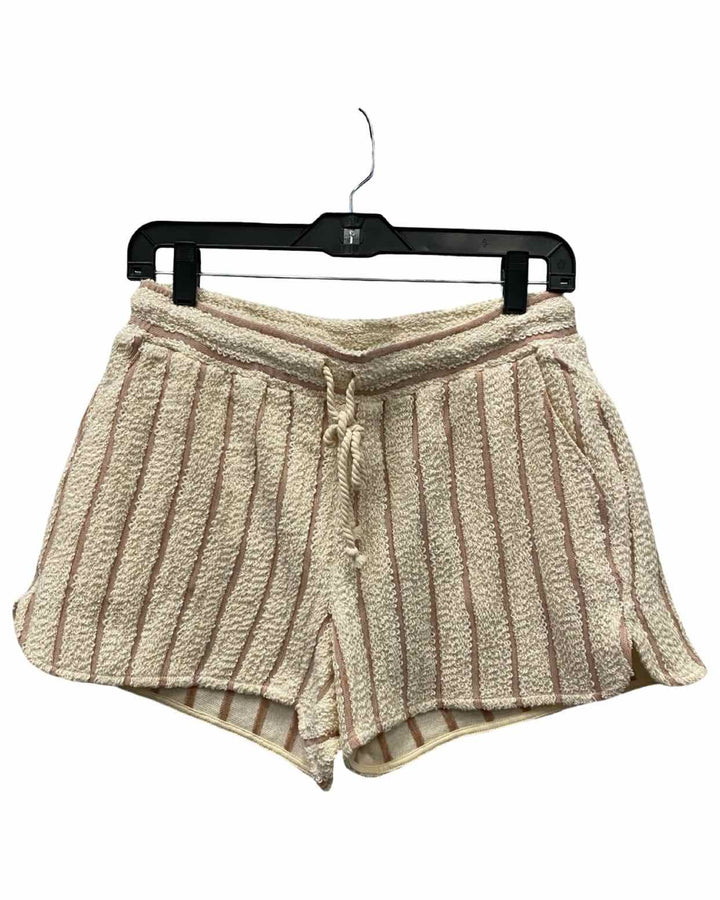 Faherty Brand Size L Tan Pink Stripe Shorts