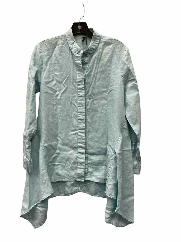 Stella Carakasi Size XS Baby Blue Long Sleeve Shirts