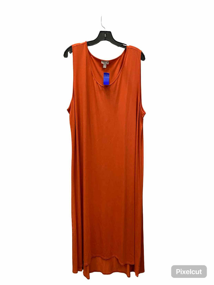 J Jill Size XL Orange Dress