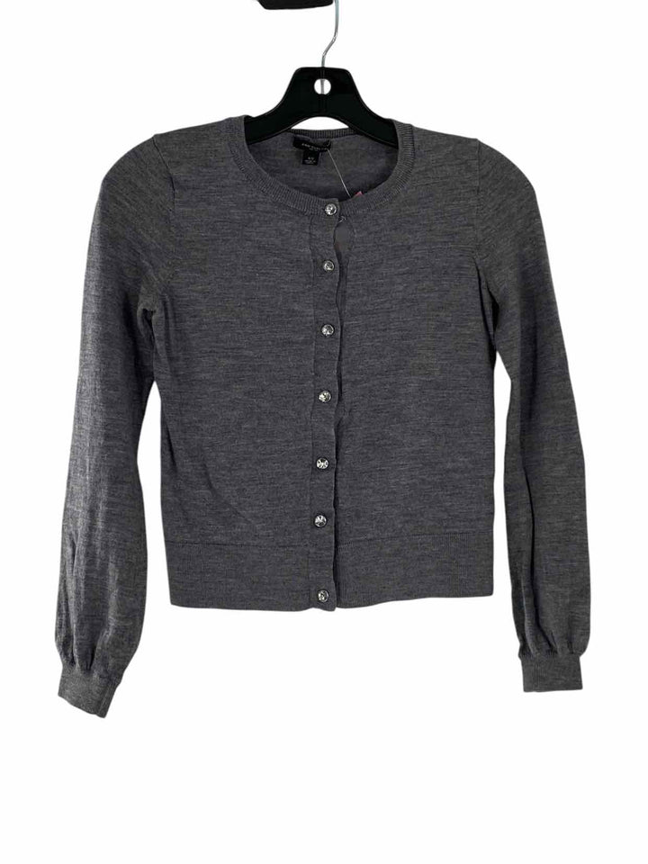 Ann Taylor Size XS Gray Merino Wool Long Sleeve Shirts