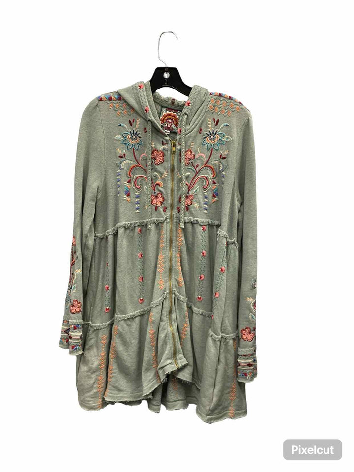 Johnny Was Size M Green Zuzu Jacket
