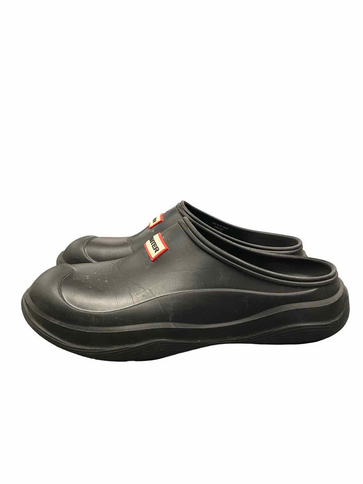 Hunter Shoe Size 39 Black Elana Clogs