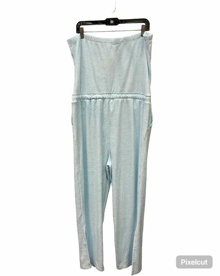 Beyond Yoga Size XL Light Blue Terry Jumpsuit