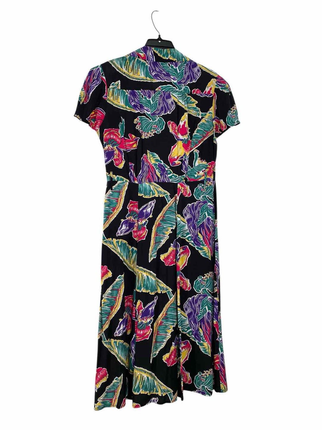 Trash Size 10 Black Print Dress