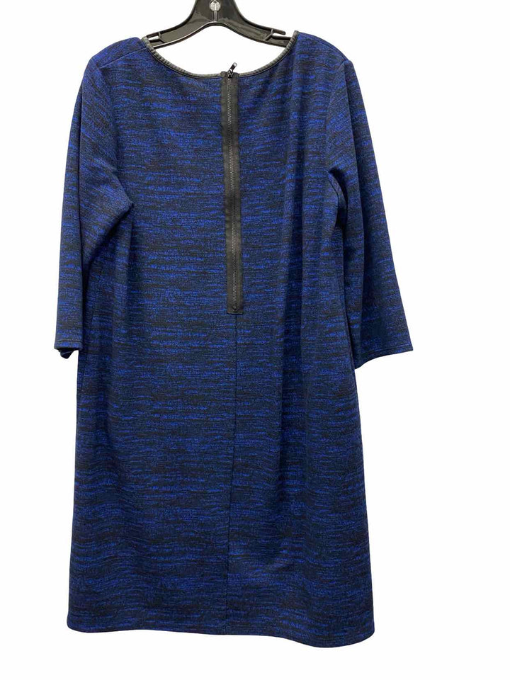 Chico's Size 2(12) Blue Black Dress
