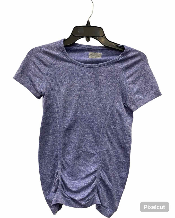 Athleta Size XS Purple Athletic Short Sleeve