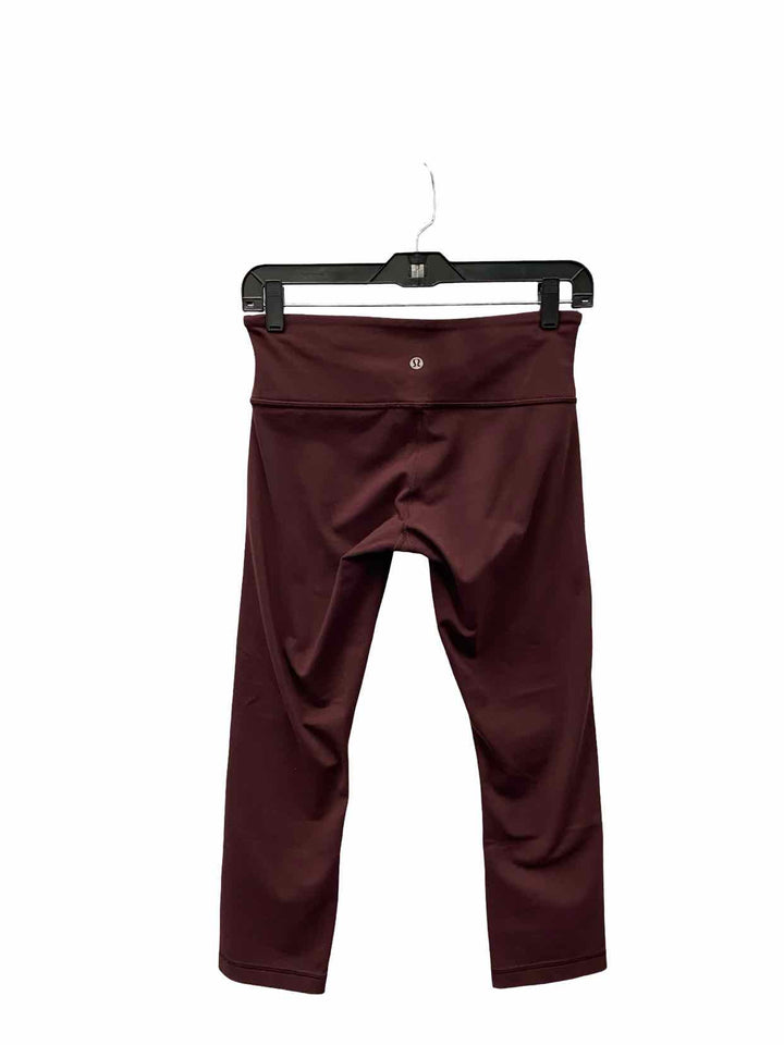 Lululemon Size 6 Burgundy Athletic Pants