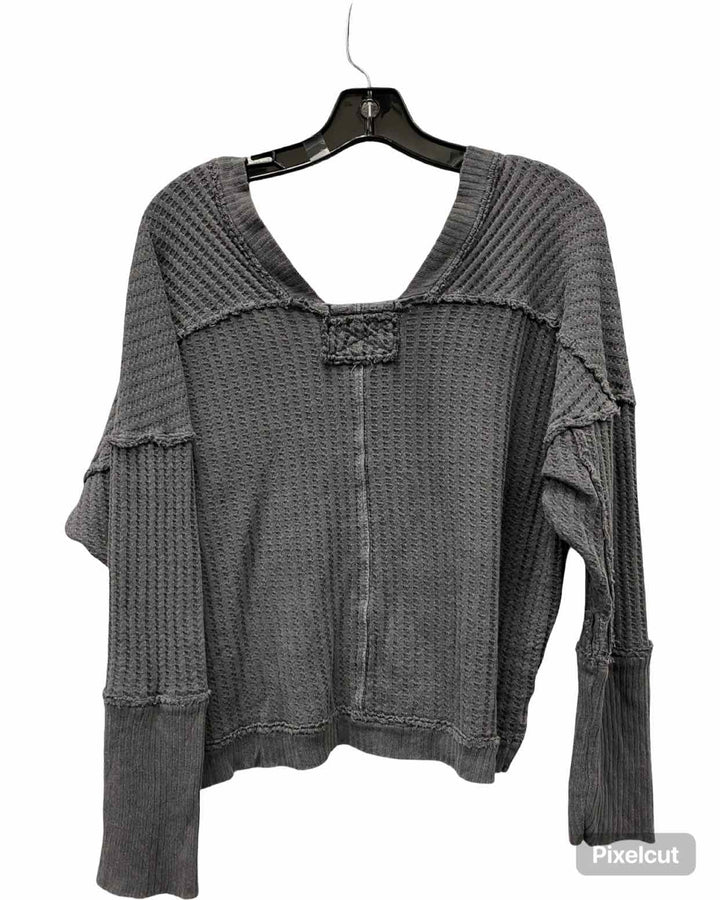 We the Free Size S Grey Long Sleeve Shirts