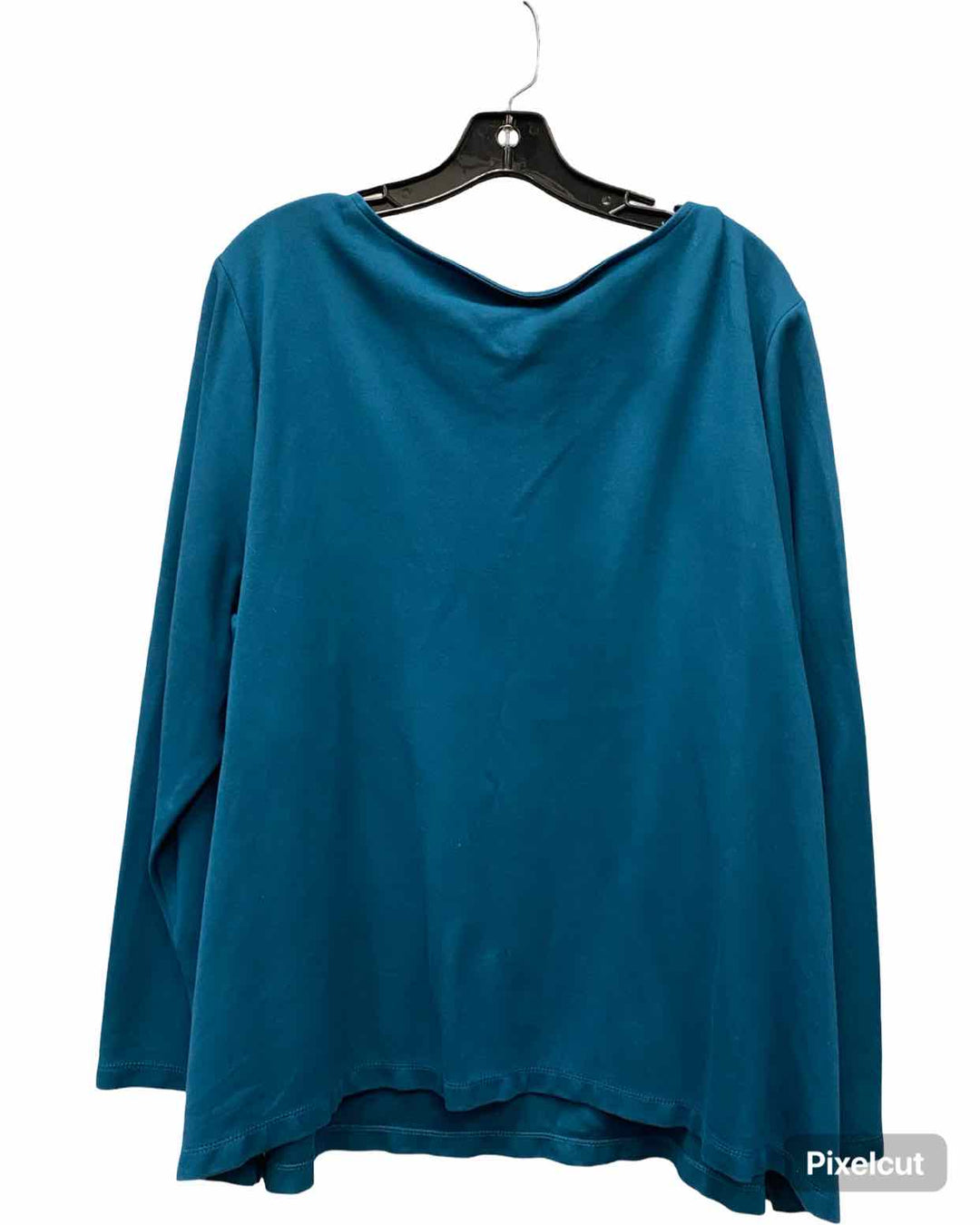 J Jill Size 3X Blue Long Sleeve Shirts