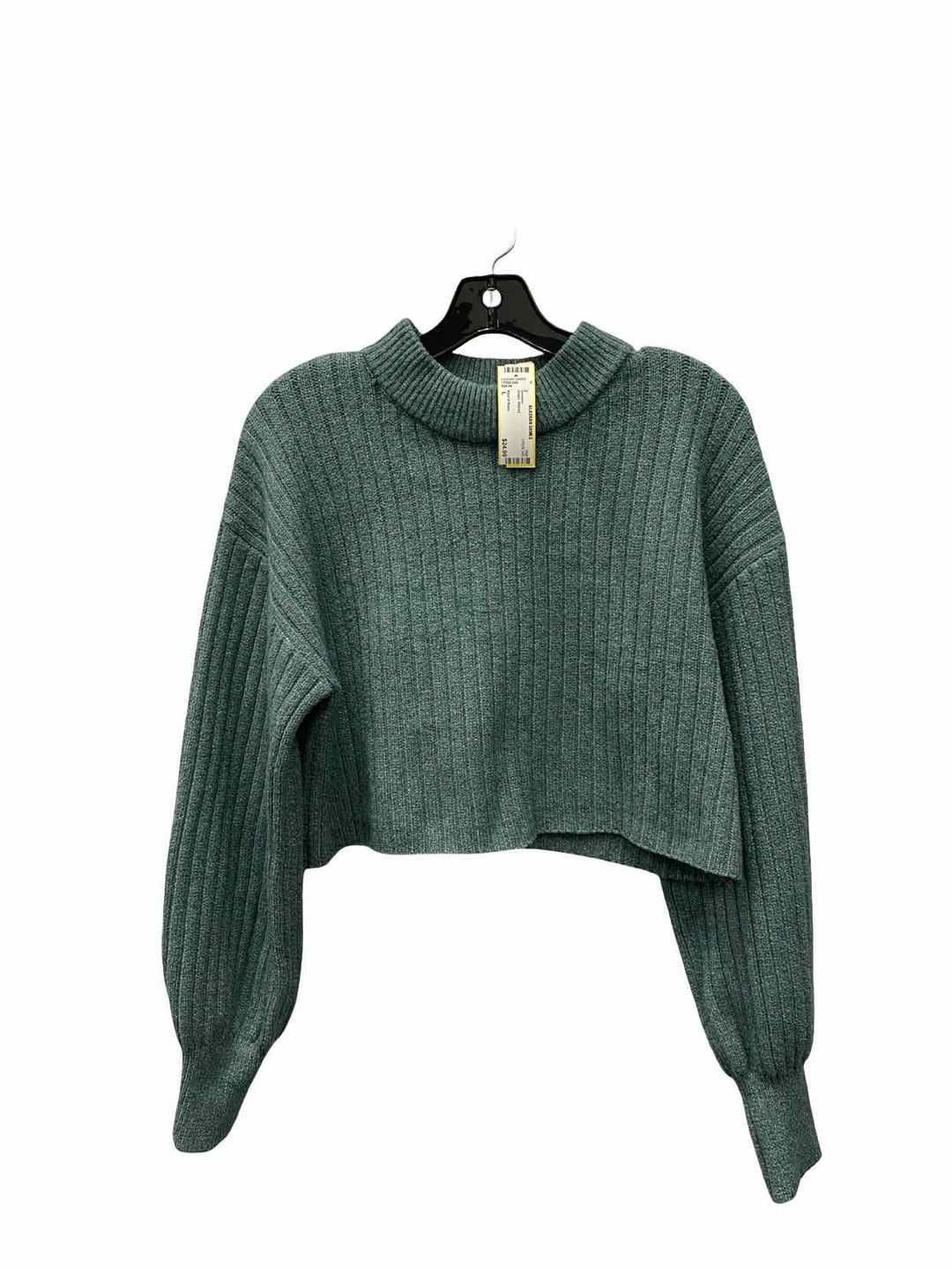 Altar'd State Size L Green Ribbed Sweater