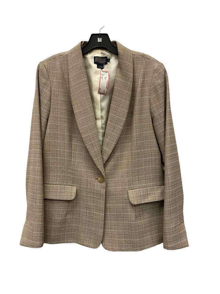 Pendleton Size 14 Brown Blazer