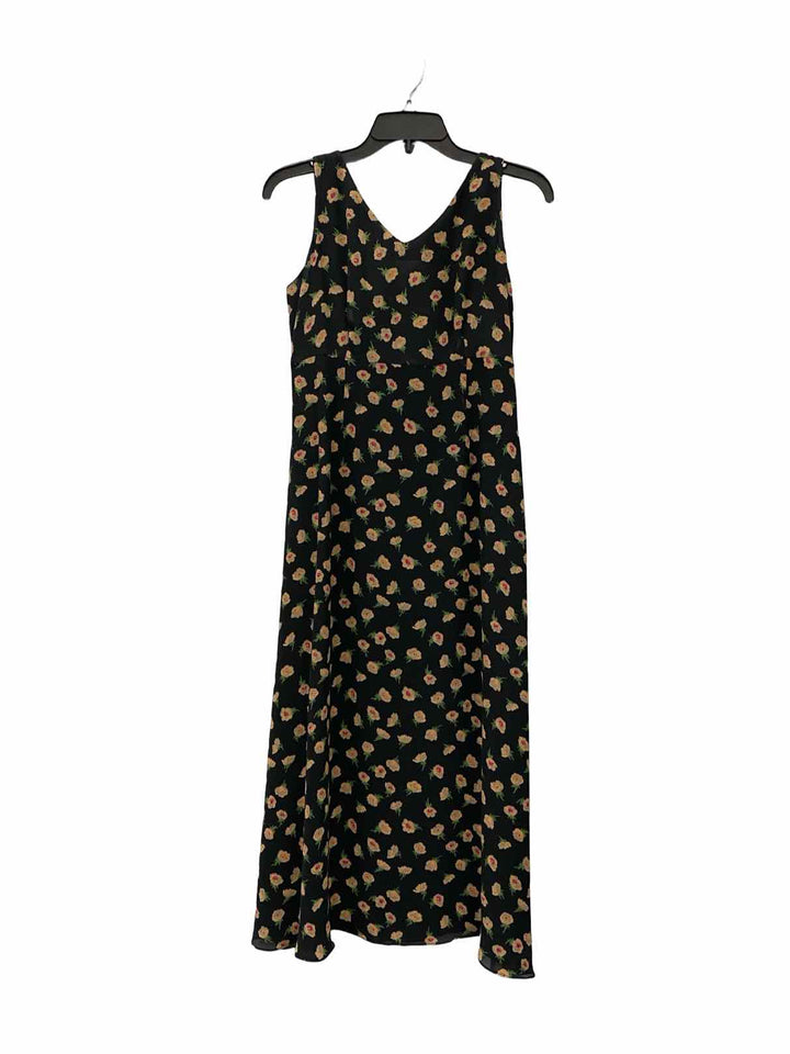 Tracy M Size M Black 100% silk Dress