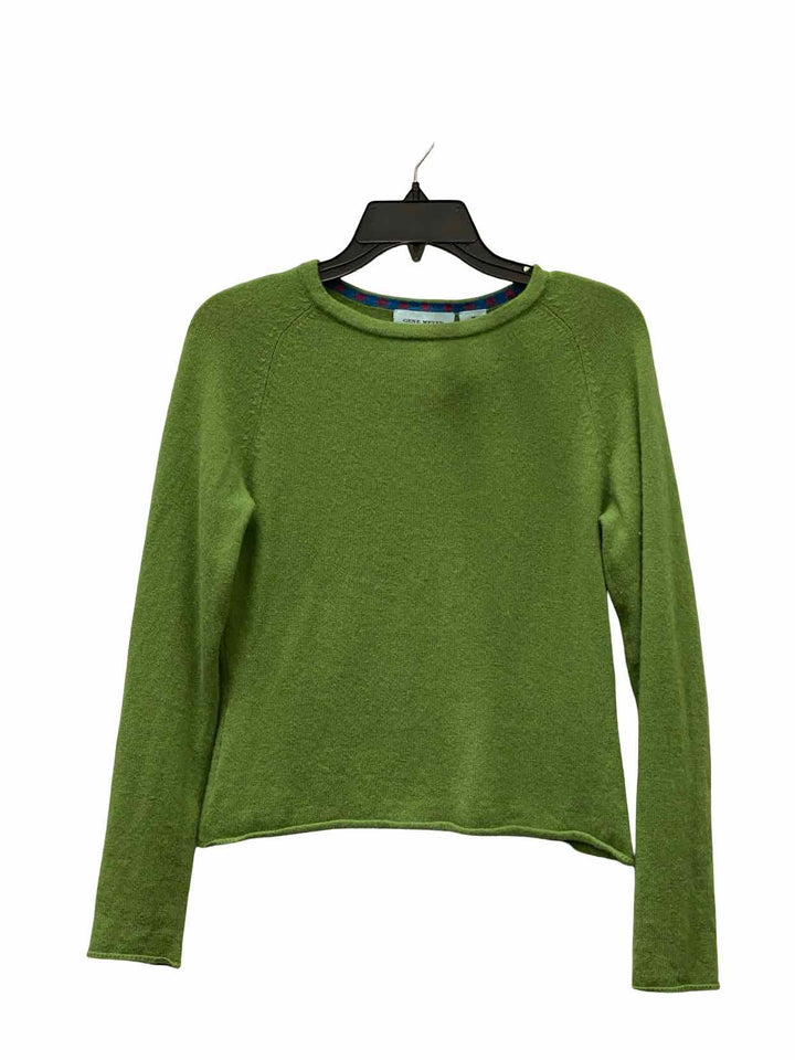 Gene Meyer Size M Green Cashmere Sweater