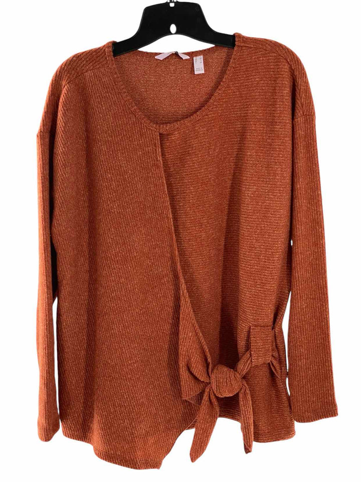 Any Body Size S Orange Sweater