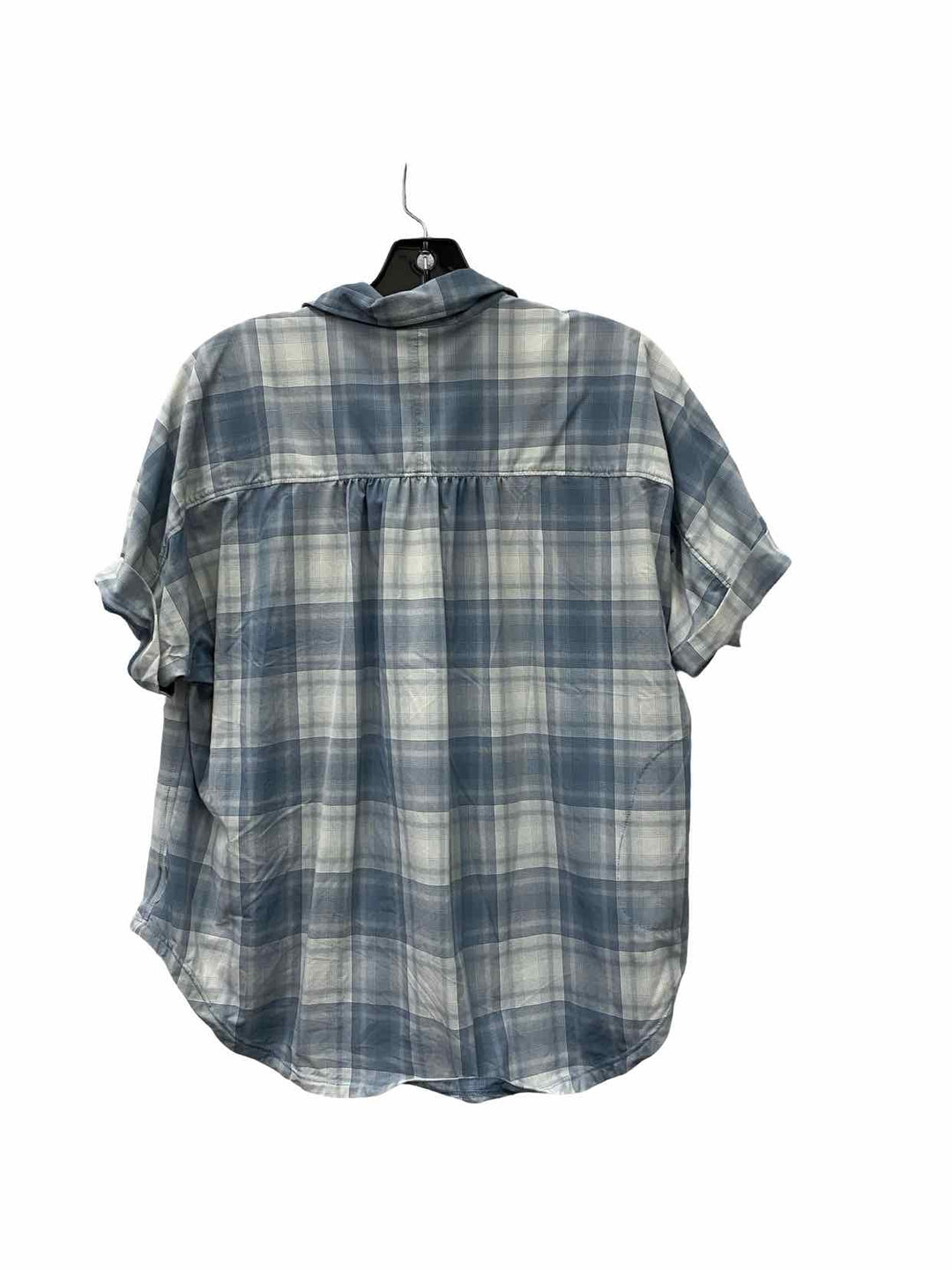 Outdoor Research Size S Blue Plaid Short Sleeve Shirts