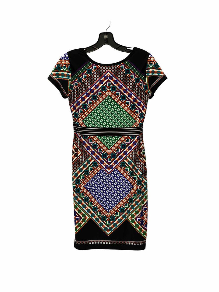 Calvin Klein Size 6 Multi-Color Print Dress