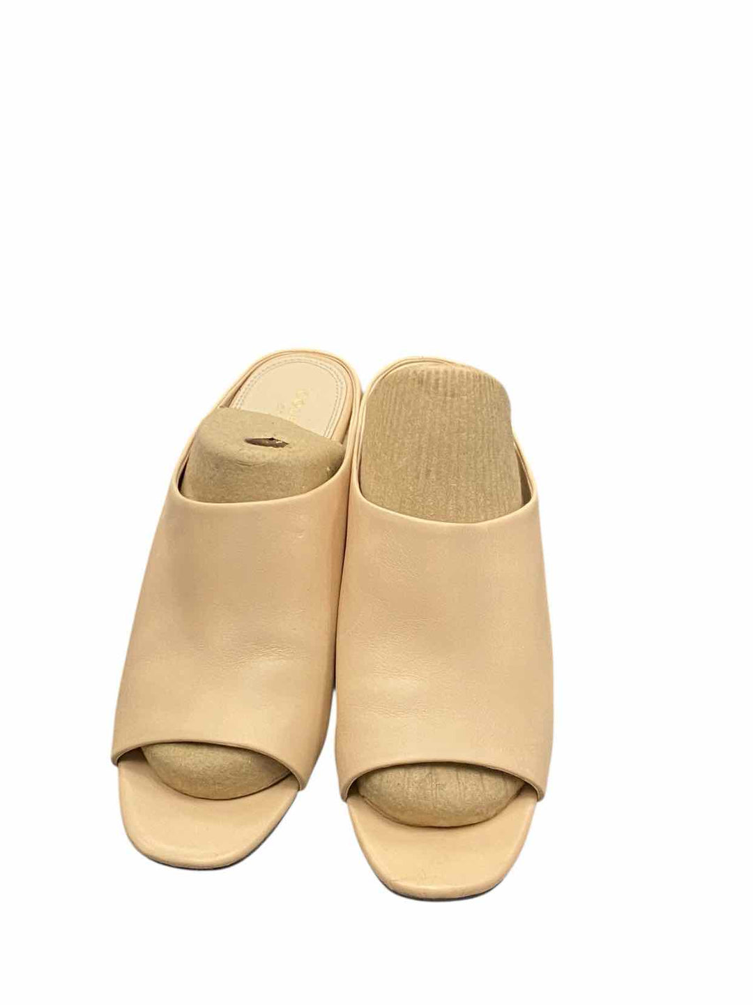 Cole Haan Shoe Size 7.5 Blush Leather Open Toe Heels