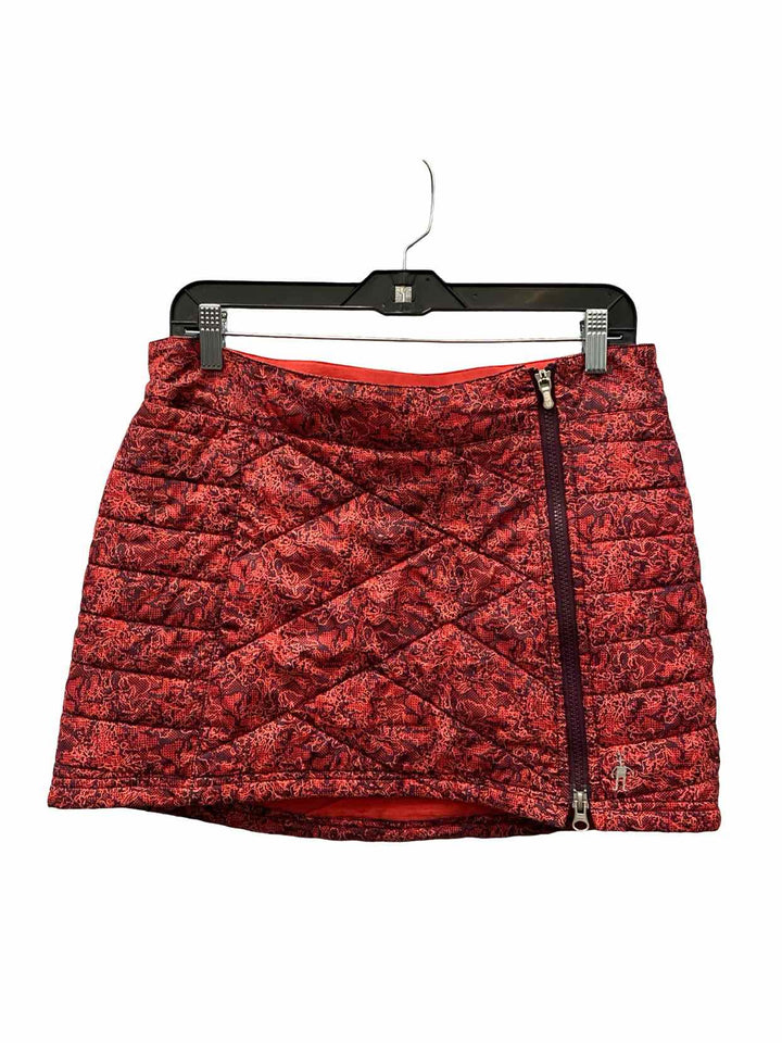 Smartwool Size M Red Print Skirt