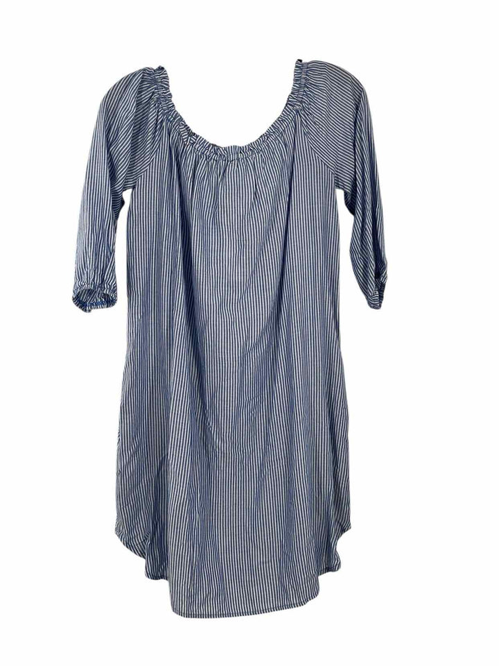 paperMoon Size S Blue White Striped Dress