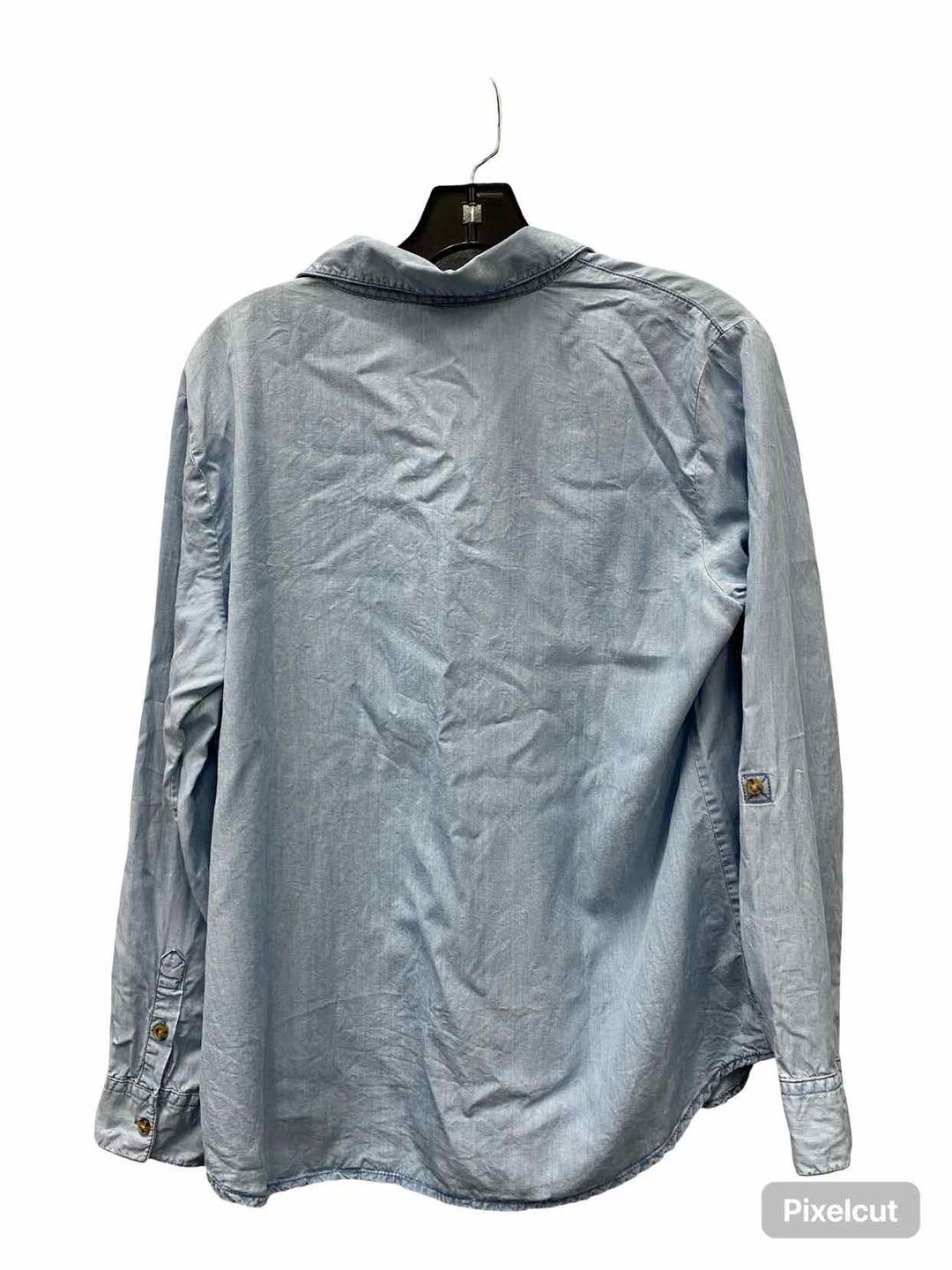 Sanctuary Size M Blue Long Sleeve Shirts