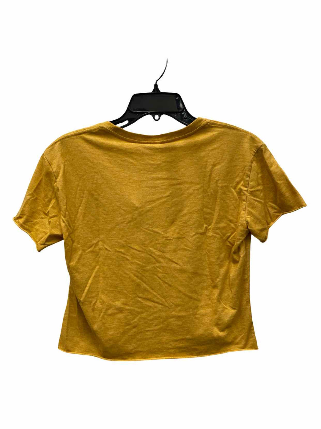 New York & Co. Size M Yellow Print T-shirt