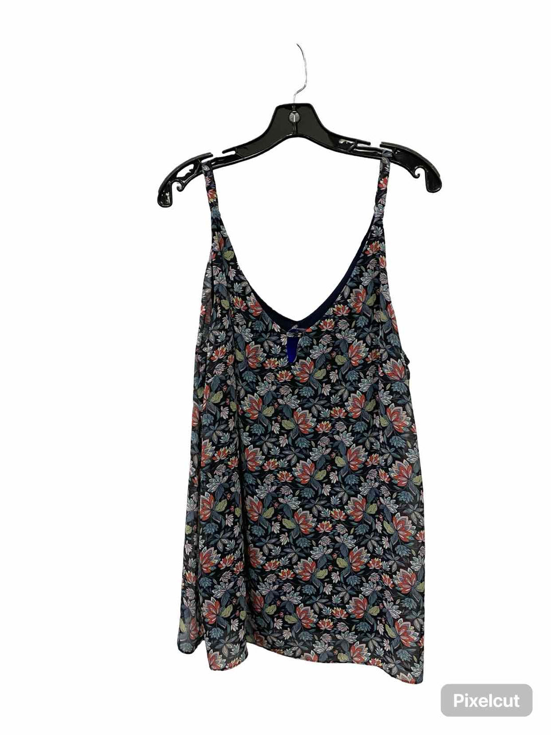 Cabi Size XL Blue Floral Tank Top