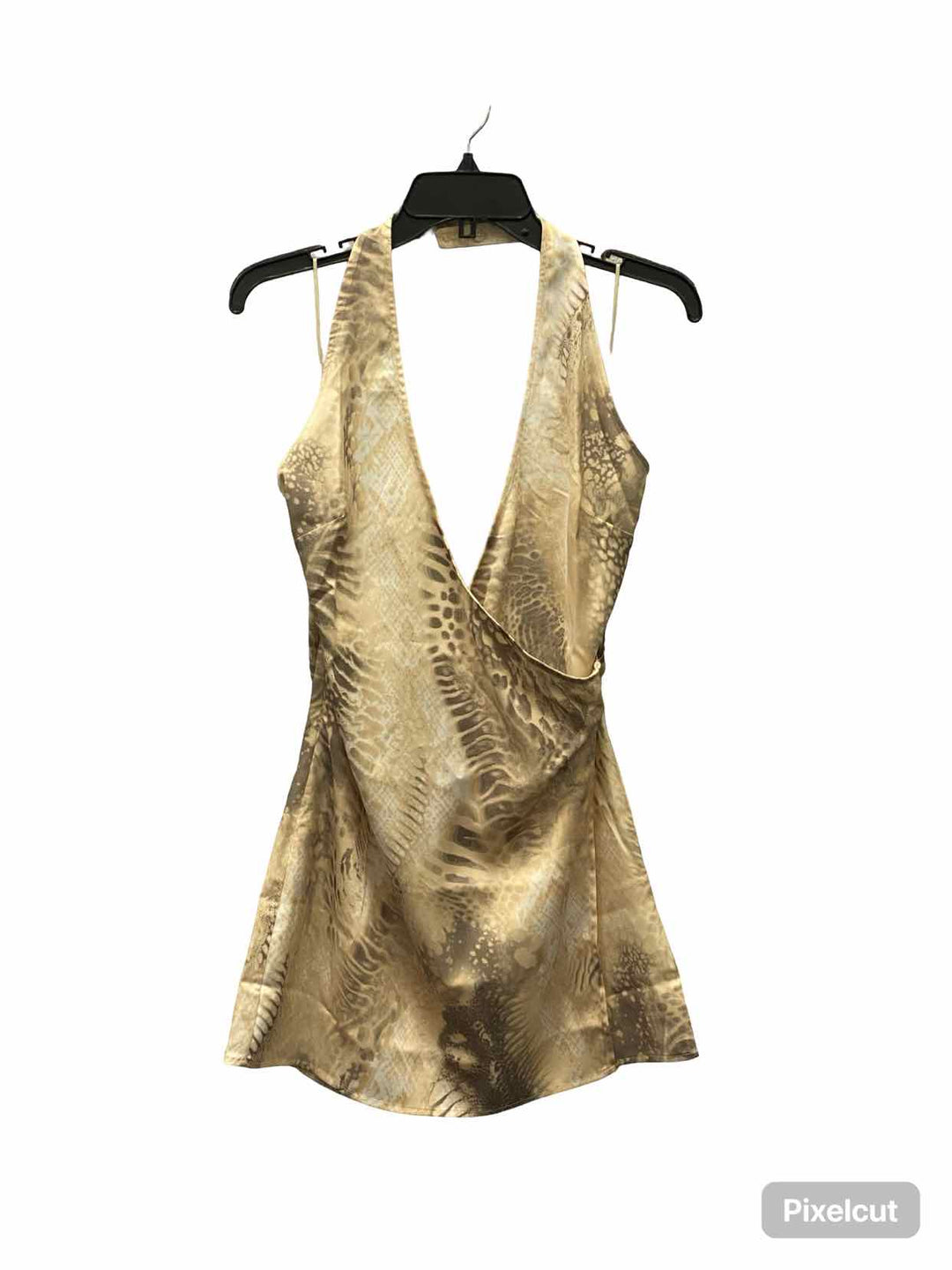 Kimchi Blue Size M Light Brown Print Dress