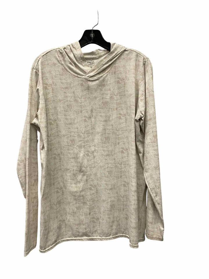 Patagonia Size XL Cream Print Athletic Long Sleeve