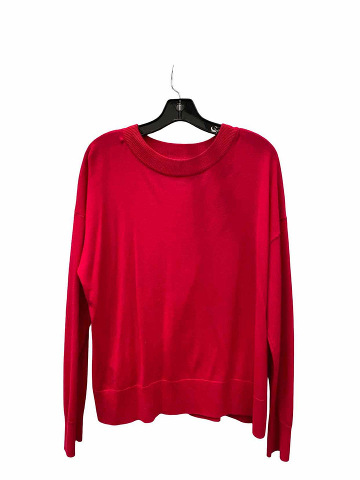 Halogen Size XL Pink 50% Wool Sweater