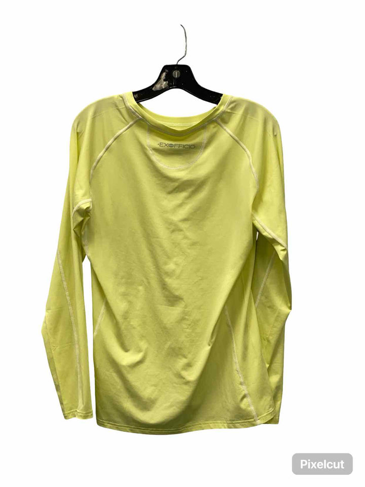 Exofficio Size 8/10 Yellow Athletic Long Sleeve