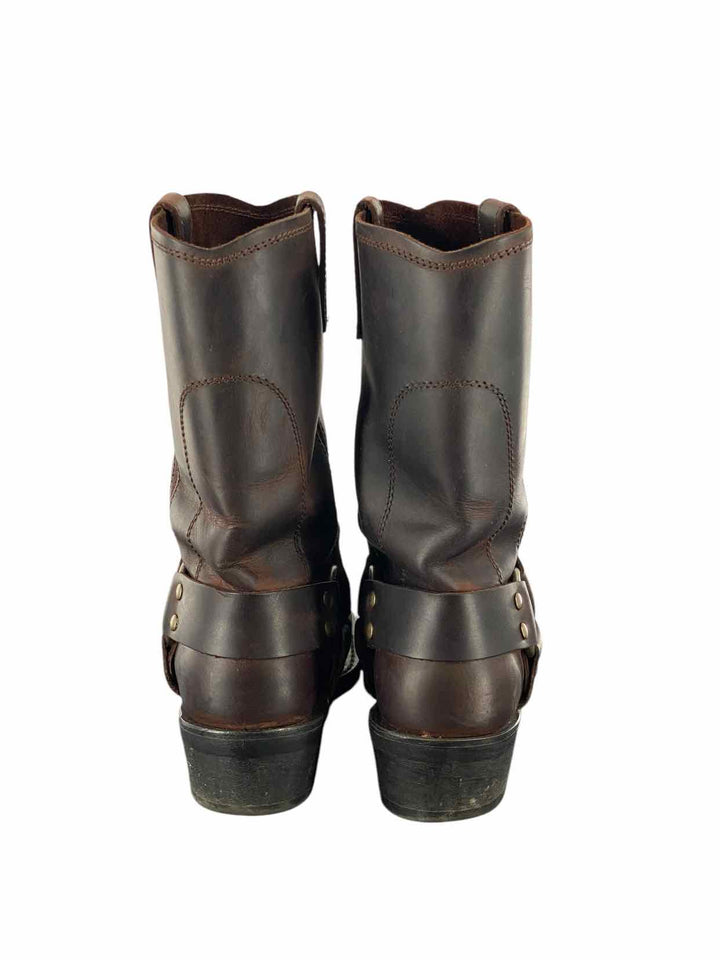 Dingo Shoe Size 7 Brown Leather Boots(knee)