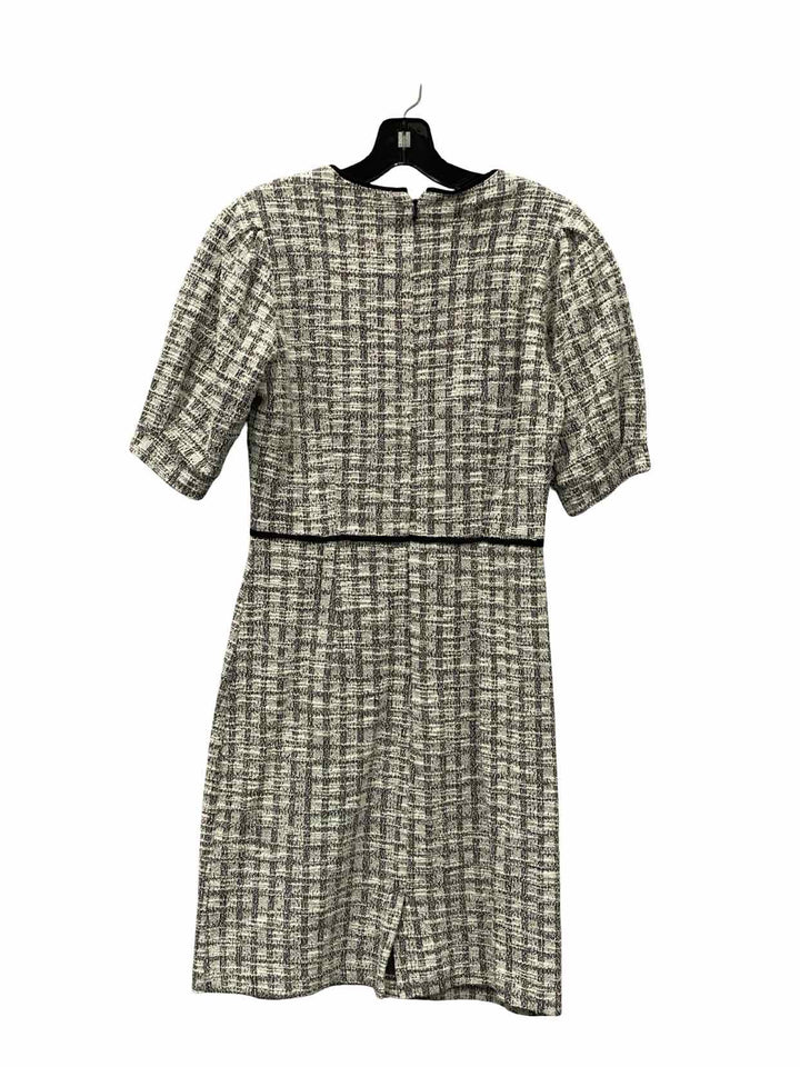 Banana Republic Size 4 White Black Dress