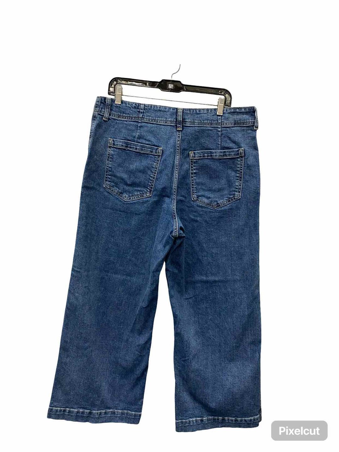 Gap Size 16 Blue Wide Leg Crop Jeans