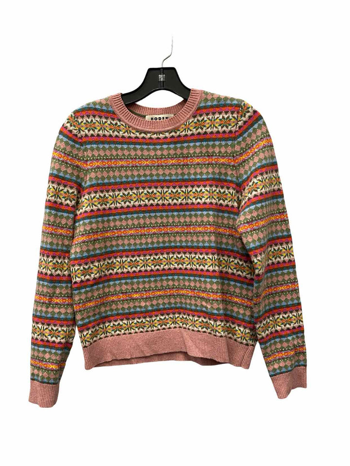 Boden Size S Multi-Color 15% Cotton/ 5% Alpaca Sweater