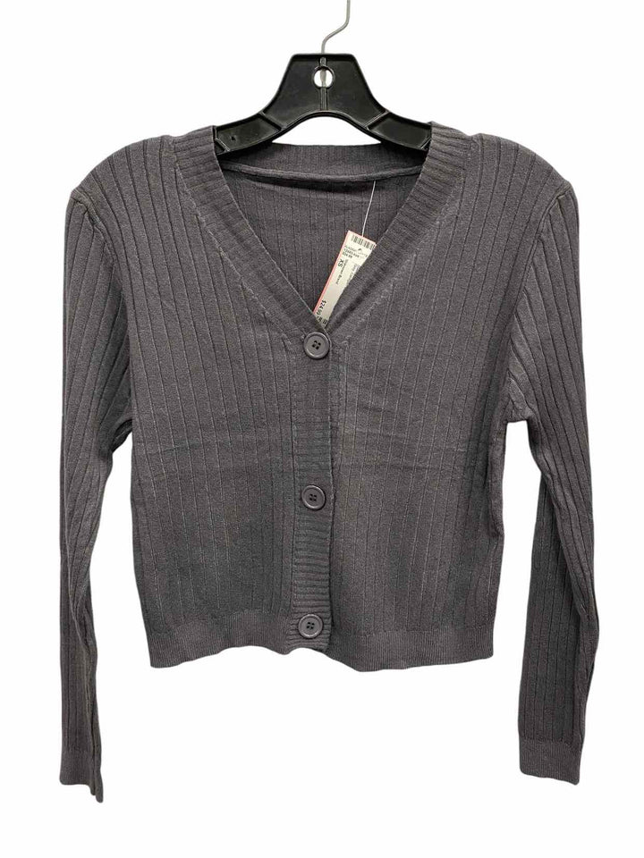 Unknown Brand Size XS Grey Button Up Sweater