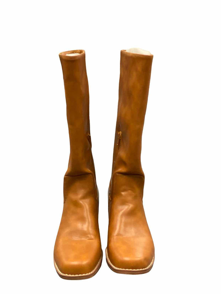 American Eagle Shoe Size 11 Tank Tan Stovepipe Boots(knee)