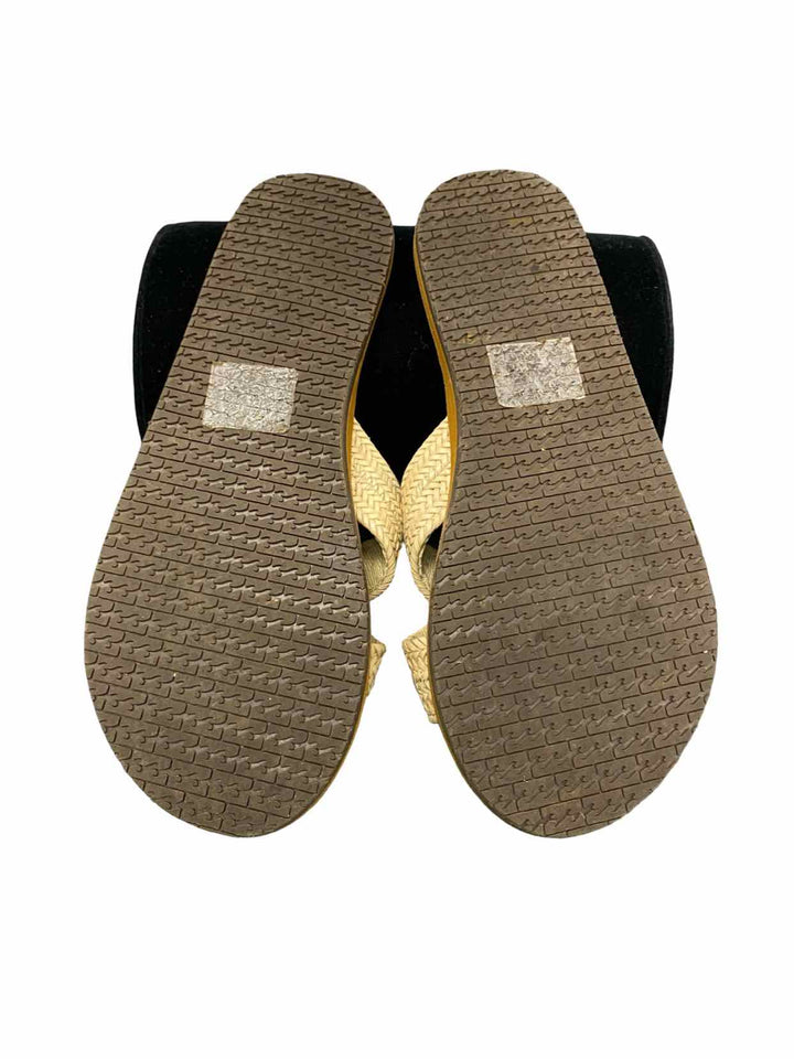 BILLABONG Shoe Size 7 Beige Avery Slide Sandals