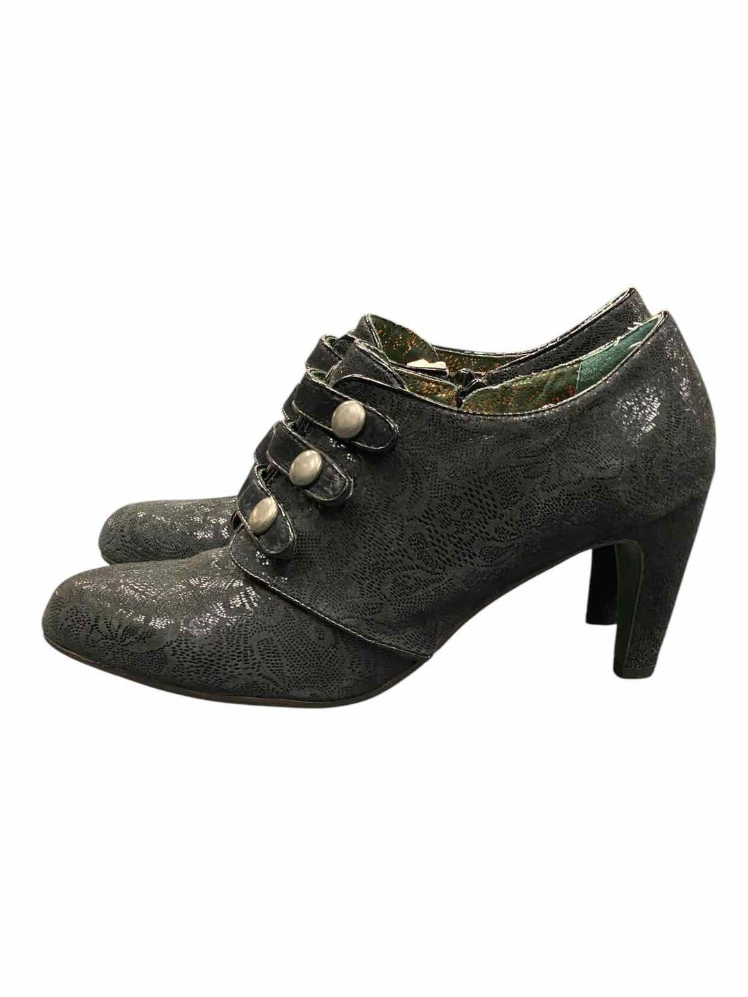 Poetic Licence Shoe Size 39 Black Time Marches On Heels