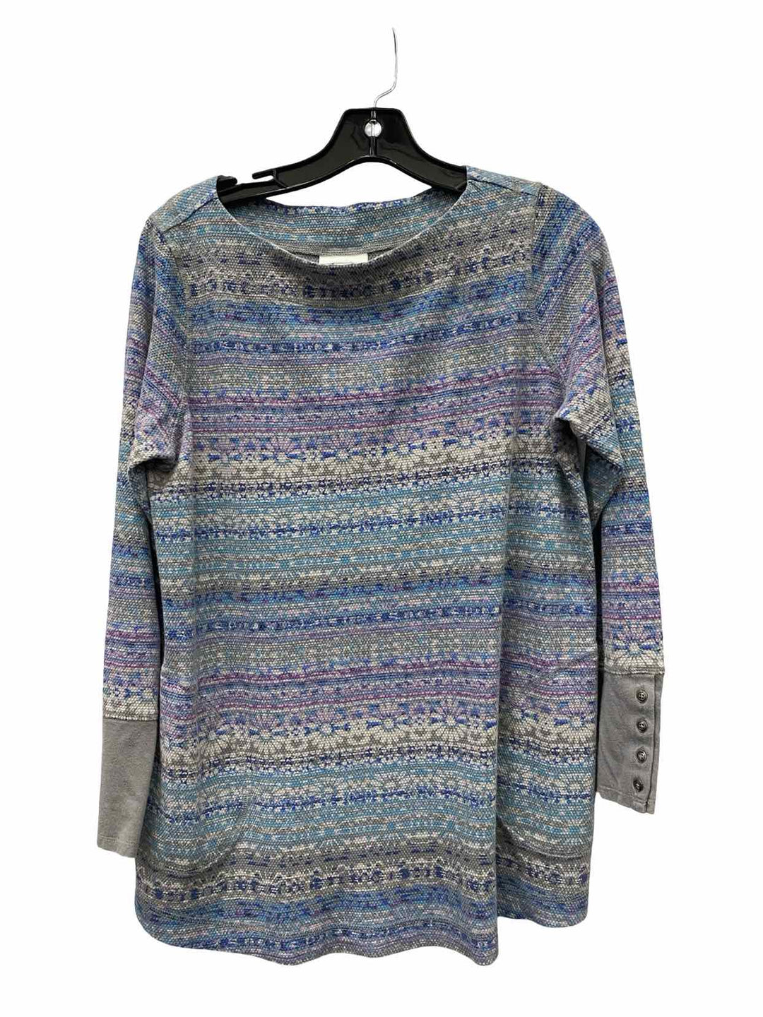 J Jill Size M Blue Grey 100% cotton Sweater