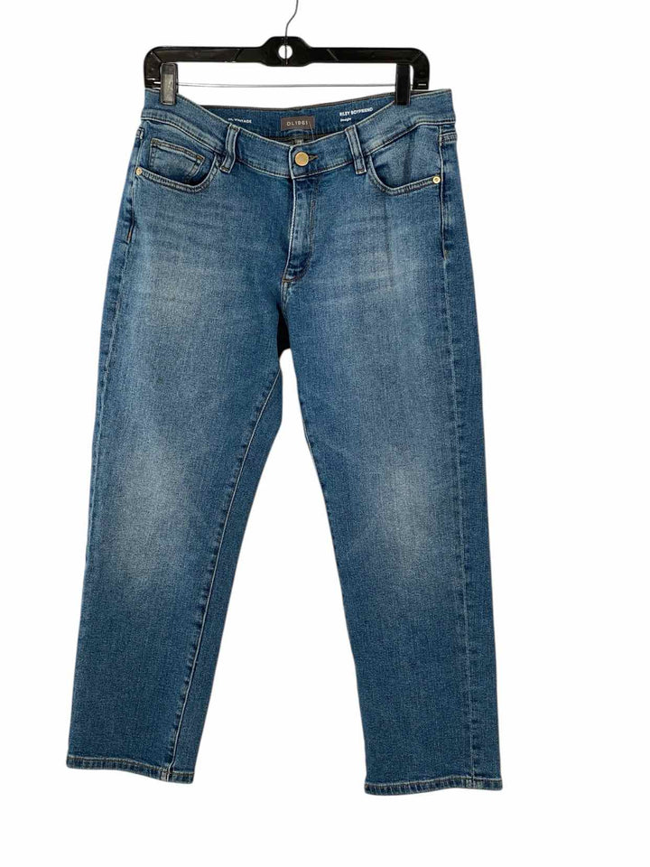 DL 1961 Size 29 Blue Straight Denim Jeans