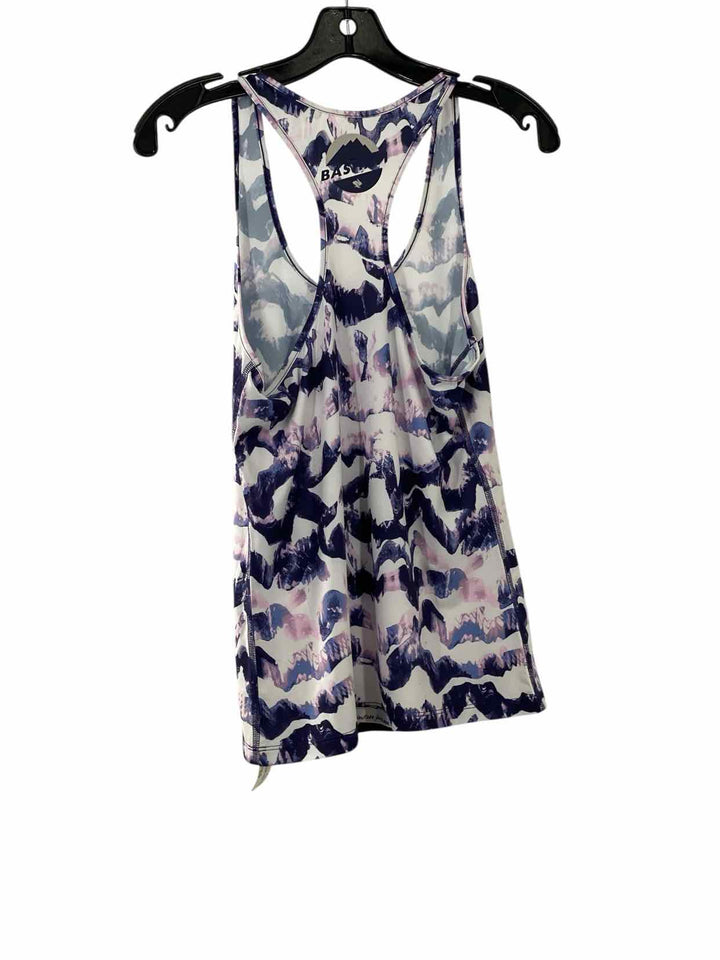 Rabbit Size S/M Purple White Print Athletic Tank Top