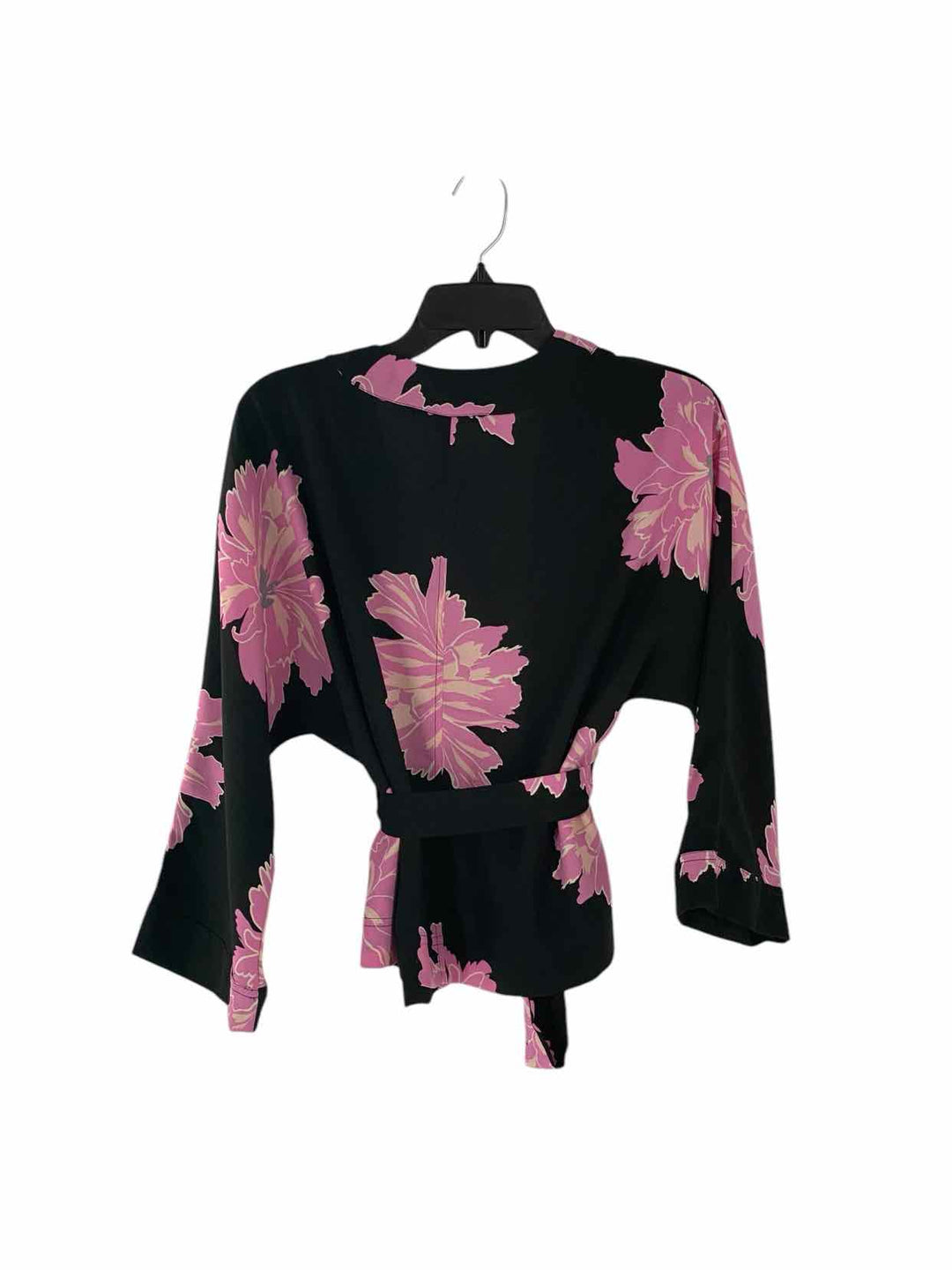 VERO MODA Size XS Black Pink Print Long Sleeve Shirts