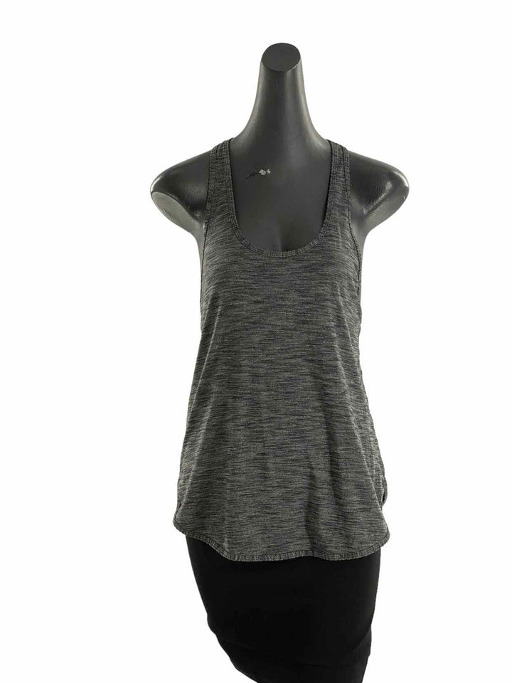 Lululemon Size 6 Grey Heather Athletic Tank Top