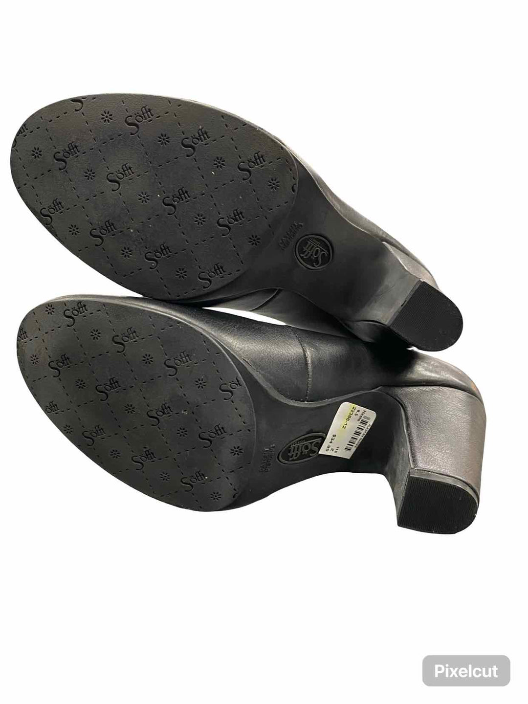 Sofft Shoe Size 8.5 Black Leather Heels